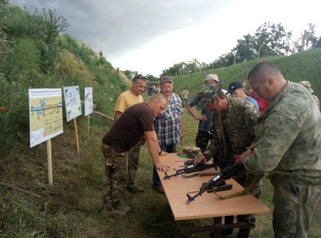 Нововоронцовці взяли участь у військових тактичних навчаннях 124-ої окремої бригади територіальної оборони